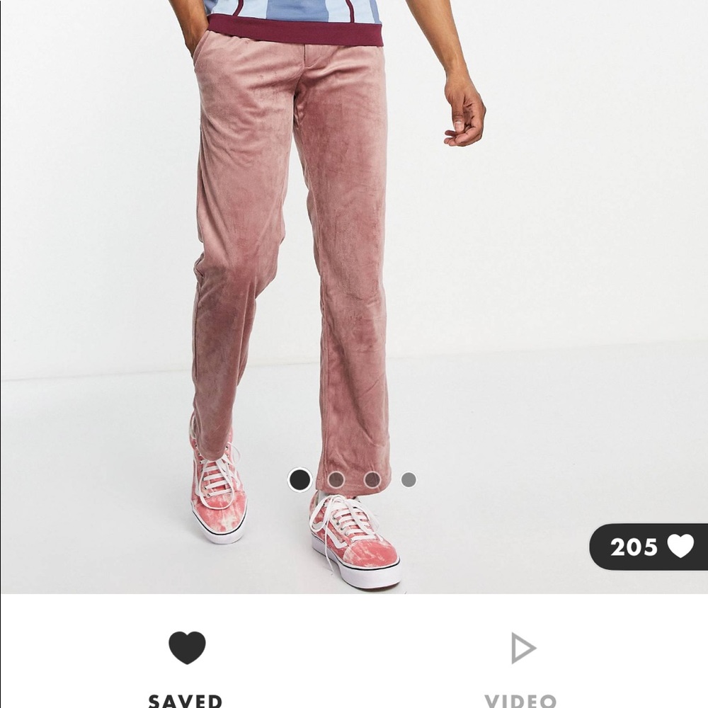 RETRO VELVET MENS PANTS BRAND NEW WITH TAGS